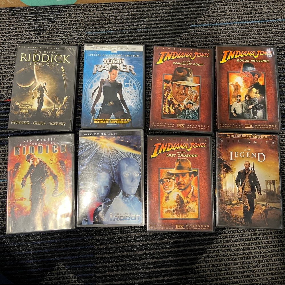 DVD action movie bundle